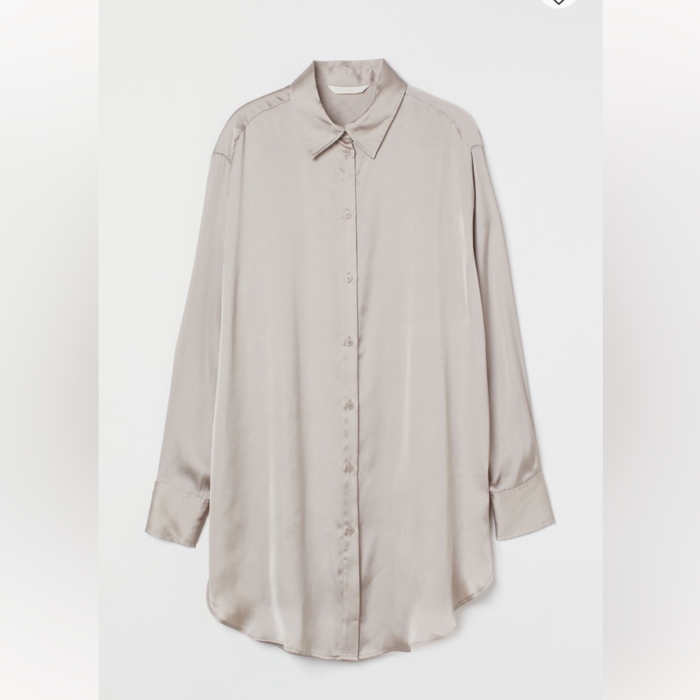 NWT Satin effect top